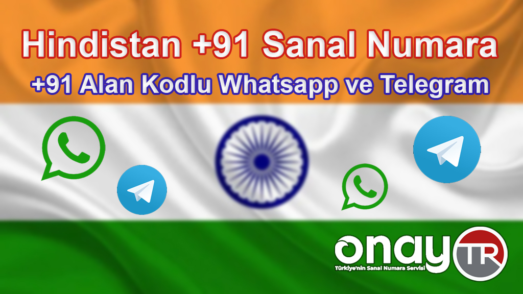 Hindistan +91 Sanal Numara Alma